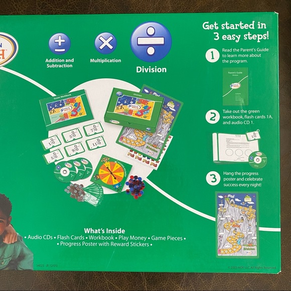 Like NEW! Hooked on Math DIVISION - Picture 3 of 14